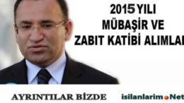Adalet Bakanlığı Kadrolu ve Sözleşmeli Mübaşir Alımı 2015