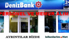 Denizbank 2015 Banka Personeli ve Memuru Alımı