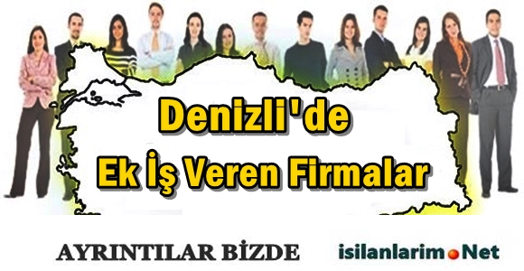 Denizli Evde Ek İş İlanları 2015