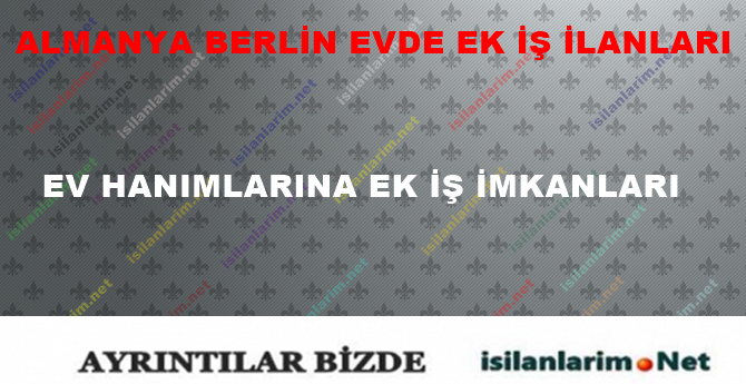 Almanya Ek İş İlanları 2015