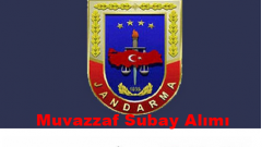 Jandarma Genel Komutanlığı Muvazzaf Subay Alımı 2015