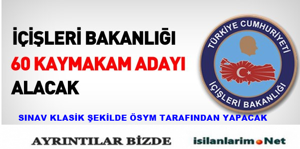 Kaymakam Adayı Alımı 2015