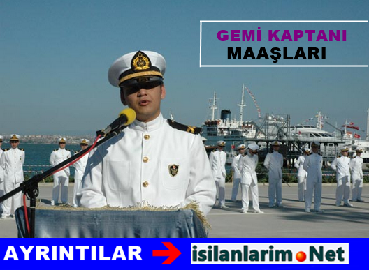 gemi kaptanı maaşları 2015