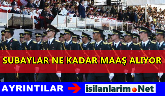 2015 Senesi Subay Maaşları
