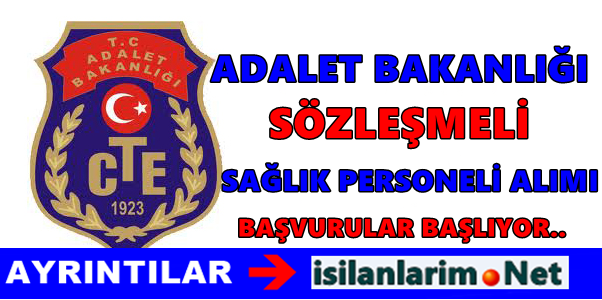 Adalet Bakanlığı Sağlık Memuru Alımı 2015