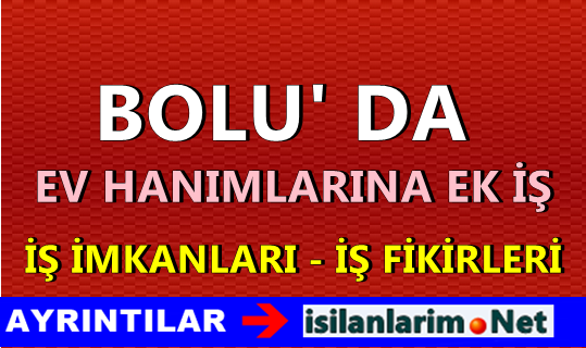 Bolu Ev Hanımlarına Evde Ek İş İmkanları Bolu İş İlanları İş