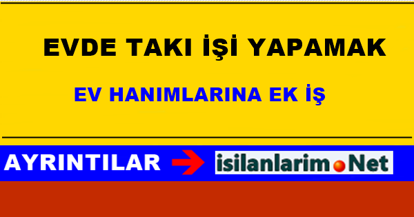 Evde Takı İşi Yapmak 2015