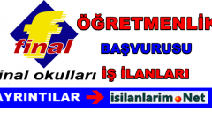 Final Okulları Öğretmen Alımı ve İş Başvurusu 2015