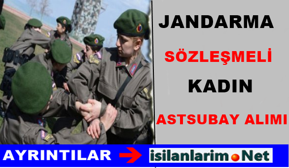Jandarma Kadın Astsubay alımı 2015
