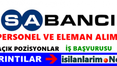 Sabancı Holding 2015 Personel Alımı İş Başvurusu