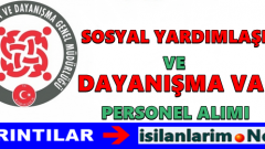 İstanbul Kartal SYDV Personel Alımı