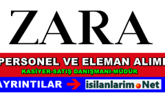 Zara Satış Danışmanı ve Kasiyer Alımı İş Başvurusu