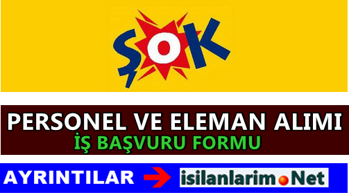 Şok Market Eleman Alımı Başvurusu 2015