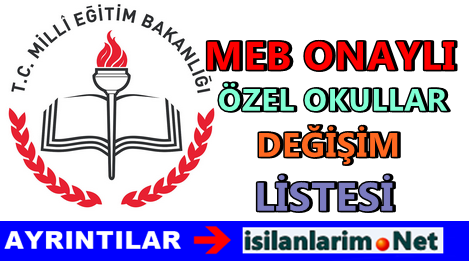 MEB Onaylı Özel Okullar