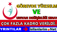 Sağlık Bakanlığı Görevde Yükselme Sınavı Başvurusu 2015