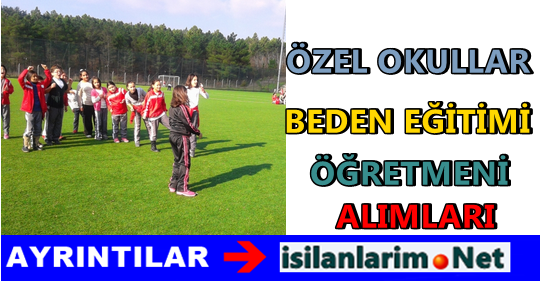 Özel Okullar Beden Eğitimi Öğretmenliği