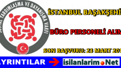 İstanbul Başakşehir SYDV Personel Alımı 2015
