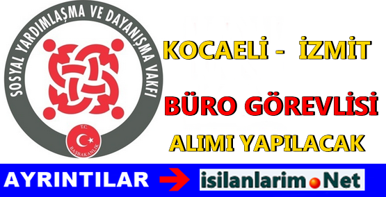 İzmit SYDV İş İlanları 2015