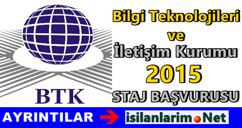 BTK Staj 2015