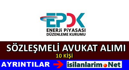EPDK Sözleşmeli Avukat İlanı
