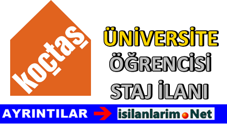 Koçtaş Staj İlanı