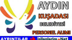 Kuşadası Belediyesi Sözleşmeli Personel Alımı 2015