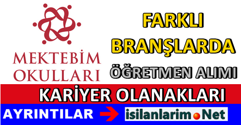 Mektebim Okulları İlanları