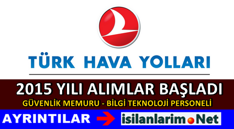 THY Nisan 2015 İlanları