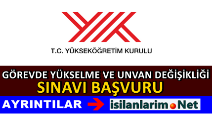 YÖK Görevde Yükselme Sınavı