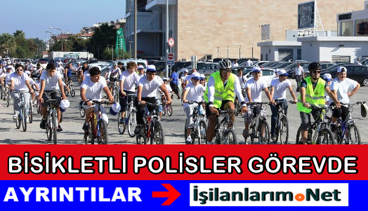 Bisikltli Polisler İş Başında