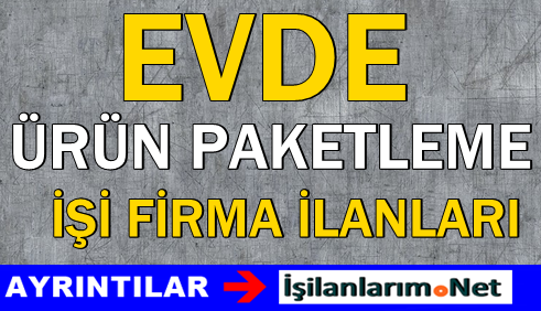 Evde Ürün Paketleme