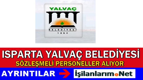 Isparta Yalvaç Belediye İlanı