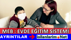 MEB’den Okula Gidemeyen Öğrenciye Evde Ders