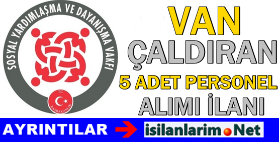Van Çaldıran SYDV İlanları 2015