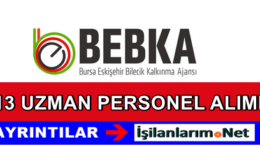 Bursa Eskişehir Bilecik Kalkınma Ajansı Personel Alımı