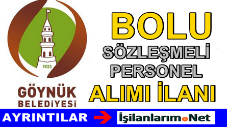 Bolu-Göynük-Belediye-Personel Alımı