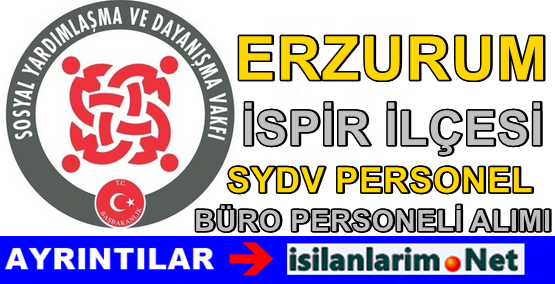 Erzurum İspir SYDV Haziran İlanı