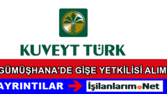 Gümüşhane Kuveyt Türk Banka Gişe Yetkilisi Alımı 2015
