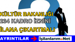 Kültür Bakanlığı 2015-1 KPSS Memur Alımı Kadroları