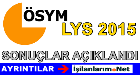 LYS 2015 Açıklandı