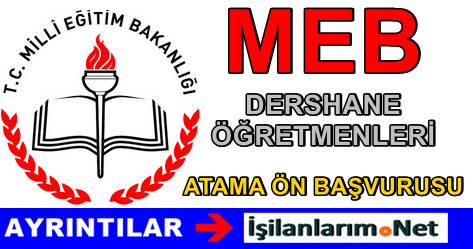 MEB Dershane Öğretmeni Atama