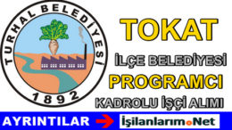 Tokat Turhal Belediyesi 2015 Personel İşçi Alımı İlanı