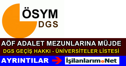 ÖSYM DGS 2014 Değişikliği