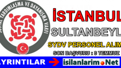 SYDV İstanbul Sultanbeyli 2015 Personel Alımı İlanı