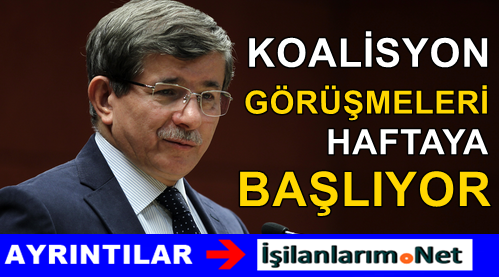 AKP Koalisyon Çalışmaları Haftaya