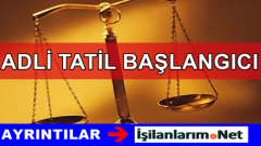 2015 Yılı Adli Tatil  Başlangıç ve Bitiş Tarihleri Belli Oldu