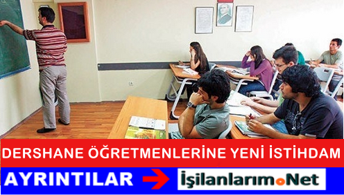 Dershane Öğretmenlerine Yeni İstihdam