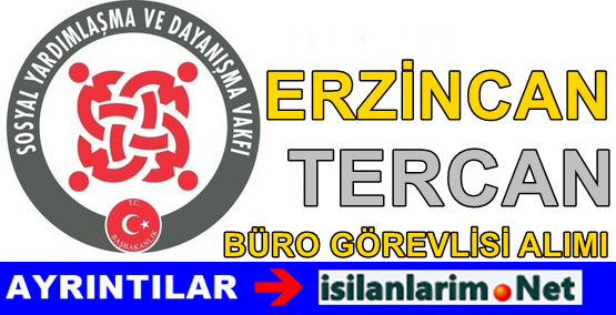 Erzincan Tercan SYDV Kariyer