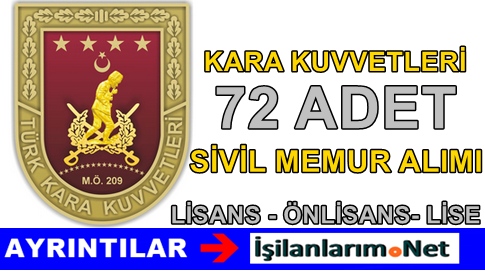 Kara Kuvvetleri Sivil Memur Alımı