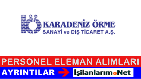 Karadeniz Örme Sanayi Kariyer